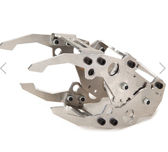 Robot manipulador mecánico brazo garras metálicas