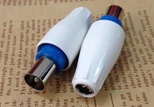 Conector macho recto de TV, RF cabeza de conexión de TV Cable